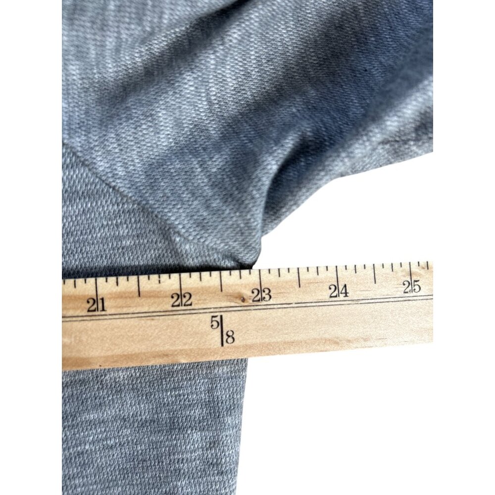 J Jill Long Sleeve Tunic Pullover Gray Shirt Women's Sz L TALL Cotton Stretch - Picture 4 of 8